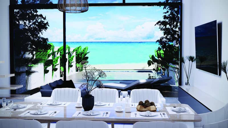 New two-level villas with pools right on the beach, Nathon, Samui, Thailand — photo 4