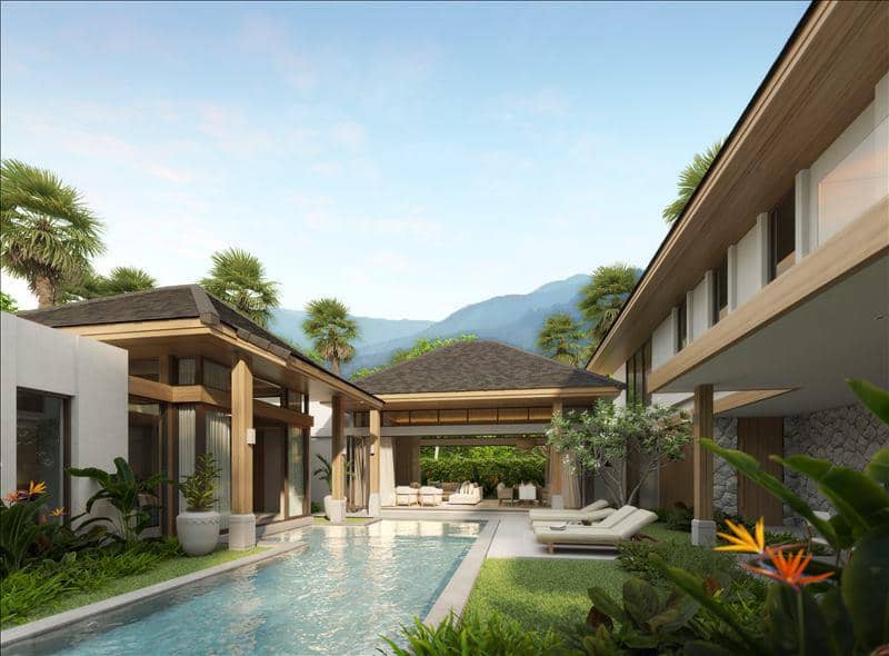 New complex of villas with a restaurant and a spa center close to Bang Tao Beach, Phuket, Thailand — photo 9
