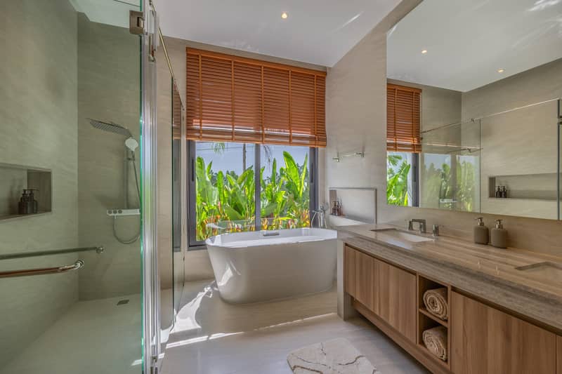 New complex of modern villas with swimming pools near an international school, Phuket, Thailand — photo 17