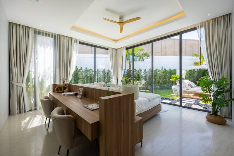 New complex of modern villas with swimming pools near an international school, Phuket, Thailand — photo 14