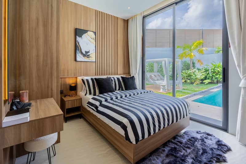 New complex of modern villas with swimming pools near an international school, Phuket, Thailand — photo 19