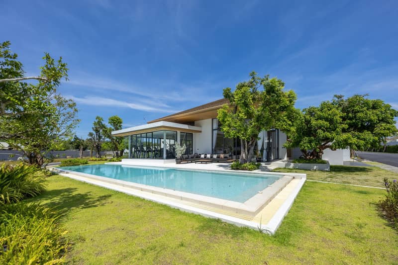 New complex of modern villas with swimming pools near an international school, Phuket, Thailand — photo 28