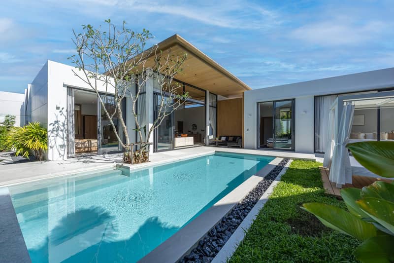 New complex of modern villas with swimming pools near an international school, Phuket, Thailand — photo 4