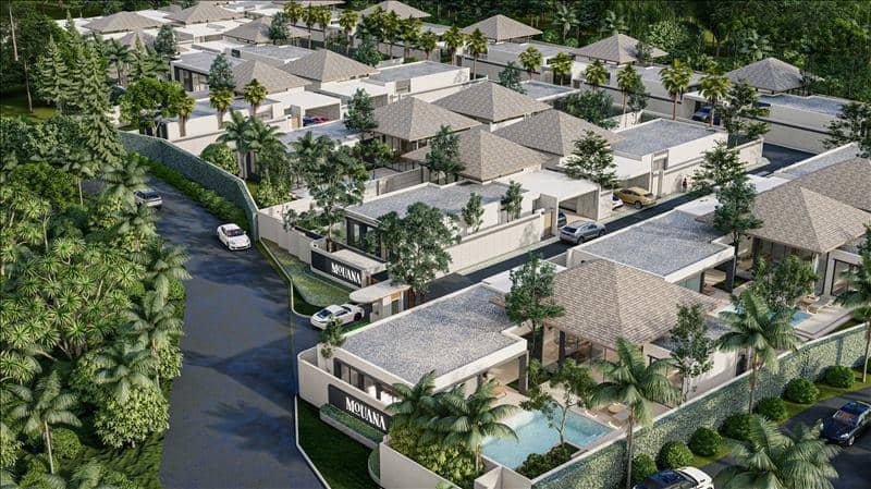 New complex of modern villas with swimming pools close to the beach and an international school, Phuket, Thailand — photo 19
