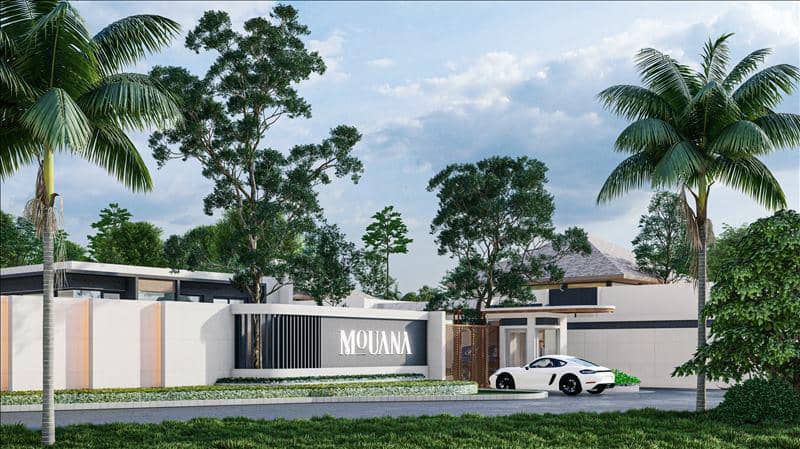 New complex of modern villas with swimming pools close to the beach and an international school, Phuket, Thailand — photo 18