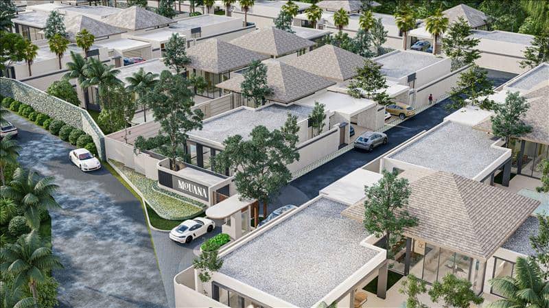 New complex of modern villas with swimming pools close to the beach and an international school, Phuket, Thailand — photo 20