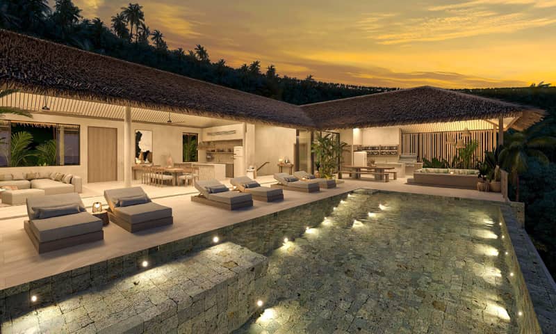 Prestigious residential complex of turnkey villas with swimming pools and sea views, Bang Makham, Samui, Thailand — photo 28