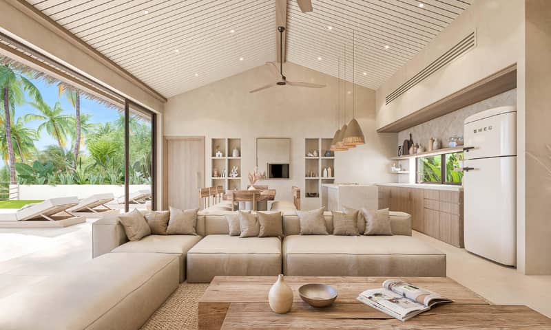 Prestigious residential complex of turnkey villas with swimming pools and sea views, Bang Makham, Samui, Thailand — photo 11