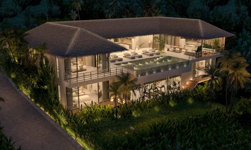 Prestigious residential complex of turnkey villas with swimming pools and sea views, Bang Makham, Samui, Thailand — photo 27