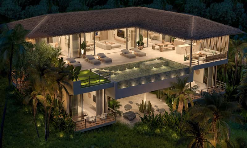 Prestigious residential complex of turnkey villas with swimming pools and sea views, Bang Makham, Samui, Thailand — photo 7