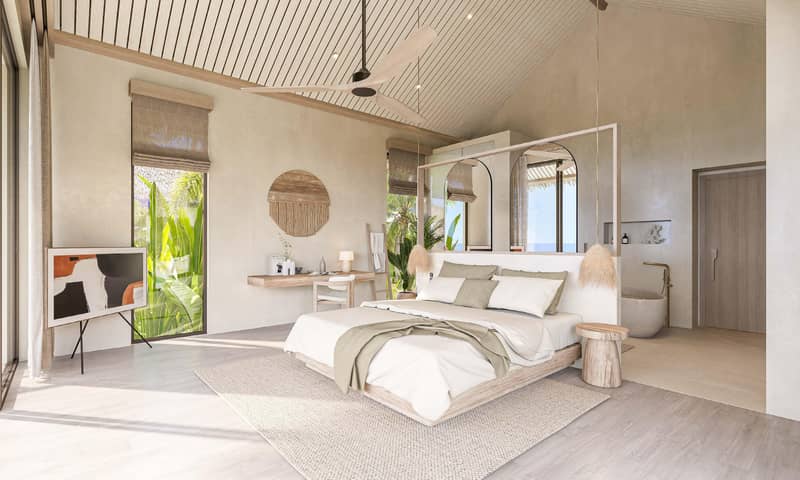 Prestigious residential complex of turnkey villas with swimming pools and sea views, Bang Makham, Samui, Thailand — photo 34