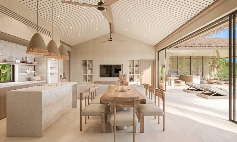 Prestigious residential complex of turnkey villas with swimming pools and sea views, Bang Makham, Samui, Thailand — photo 12