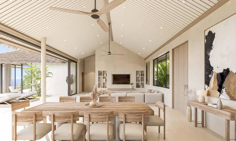 Prestigious residential complex of turnkey villas with swimming pools and sea views, Bang Makham, Samui, Thailand — photo 31