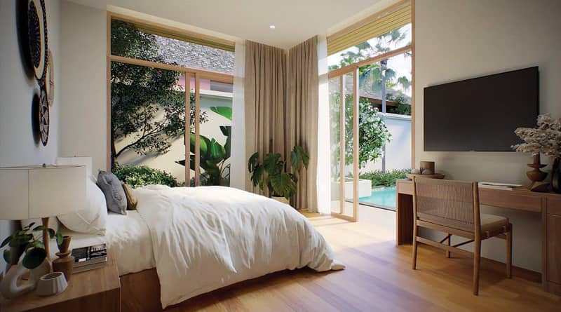 Complex of villa with swimming pools and gardens close to Nai Yang Beach and the airport, Phuket, thailand — photo 12