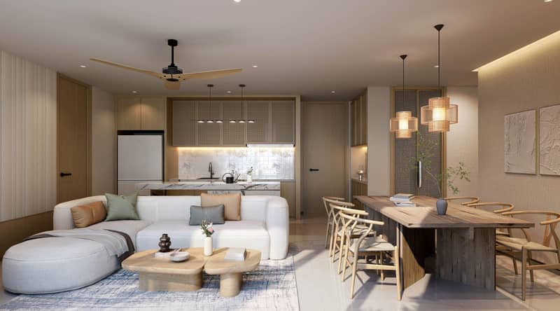 New low-rise residence with roof-top swimming pools and lounge areas in the prestigious area of Bang Tao, Phuket, Thailand — photo 17