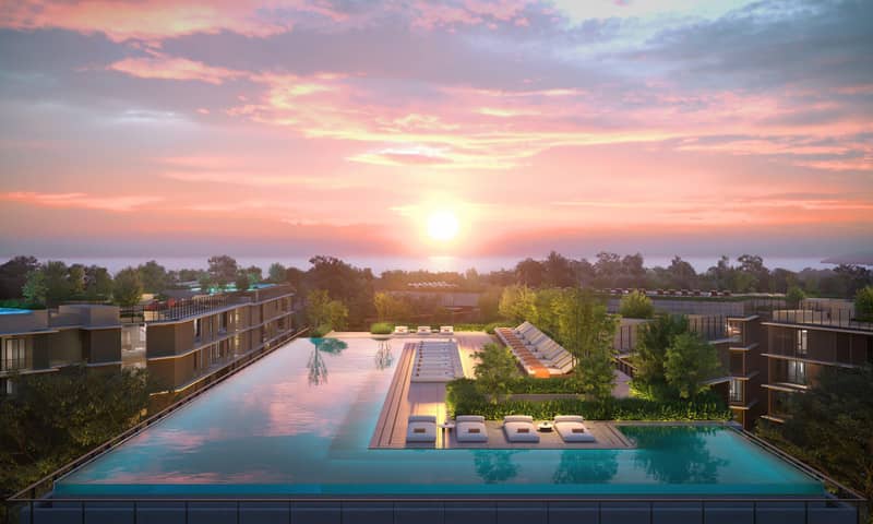 New low-rise residence with roof-top swimming pools and lounge areas in the prestigious area of Bang Tao, Phuket, Thailand — photo 2