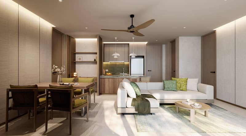 New low-rise residence with roof-top swimming pools and lounge areas in the prestigious area of Bang Tao, Phuket, Thailand — photo 11