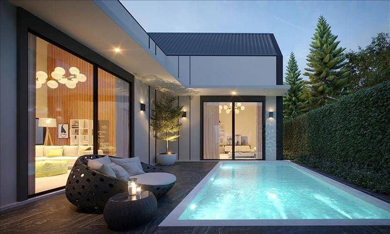 Новый комплекс вилл с бассейнами и садами, Паттайя, Таиланд — фото 10