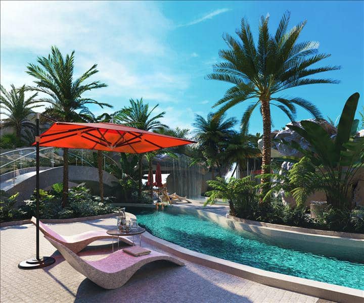 New high-rise residence with pools, waterfalls and jacuzzi, Pattaya, Thailand — photo 7