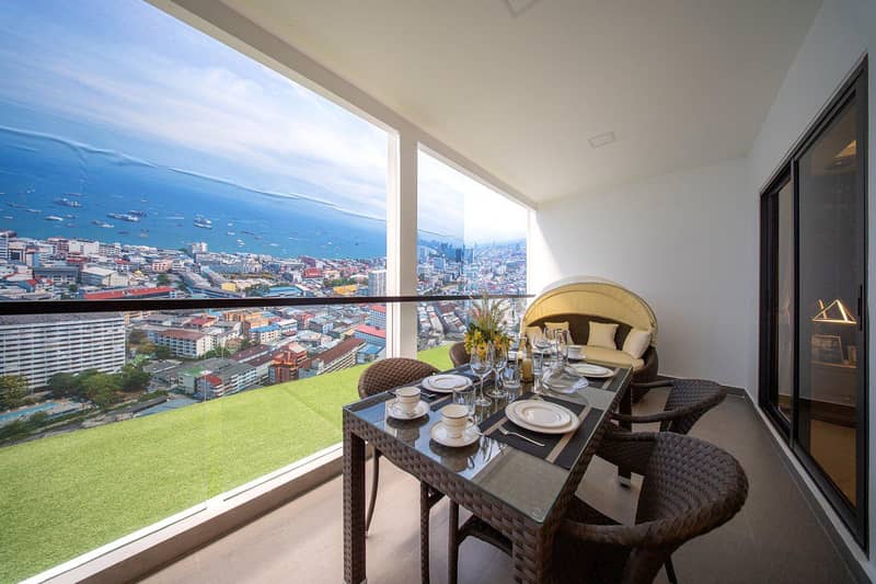 New high-rise residence with pools, waterfalls and jacuzzi, Pattaya, Thailand — photo 18