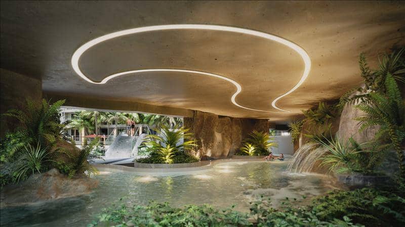 New high-rise residence with pools, waterfalls and jacuzzi, Pattaya, Thailand — photo 13