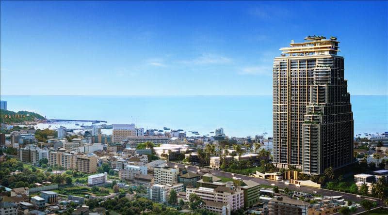 New high-rise residence with pools, waterfalls and jacuzzi, Pattaya, Thailand — photo 17