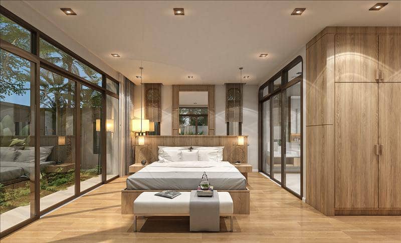 Complex of villas with swimming pools in a luxury residential area, Phuket, Thailand — photo 21