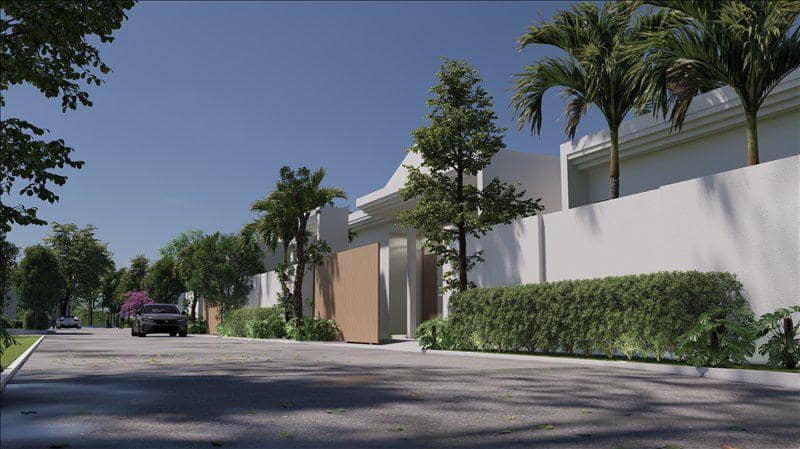 Complex of villas with swimming pools in a luxury residential area, Phuket, Thailand — photo 28