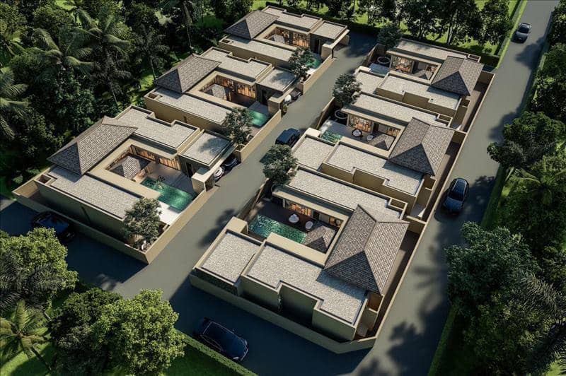 Комплекс вилл с бассейнами в 600 метрах от пляжа, Самуи, Таиланд — фото 6