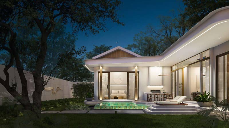 New complex of villas with gardens and swimming pools, 5 minutes away from an international school, Phuket, Thailand — photo 9