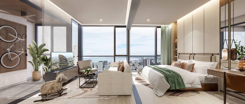 New high-rise residence with swimming pools, co-working areas and gardens, Pattaya, Thailand — photo 33
