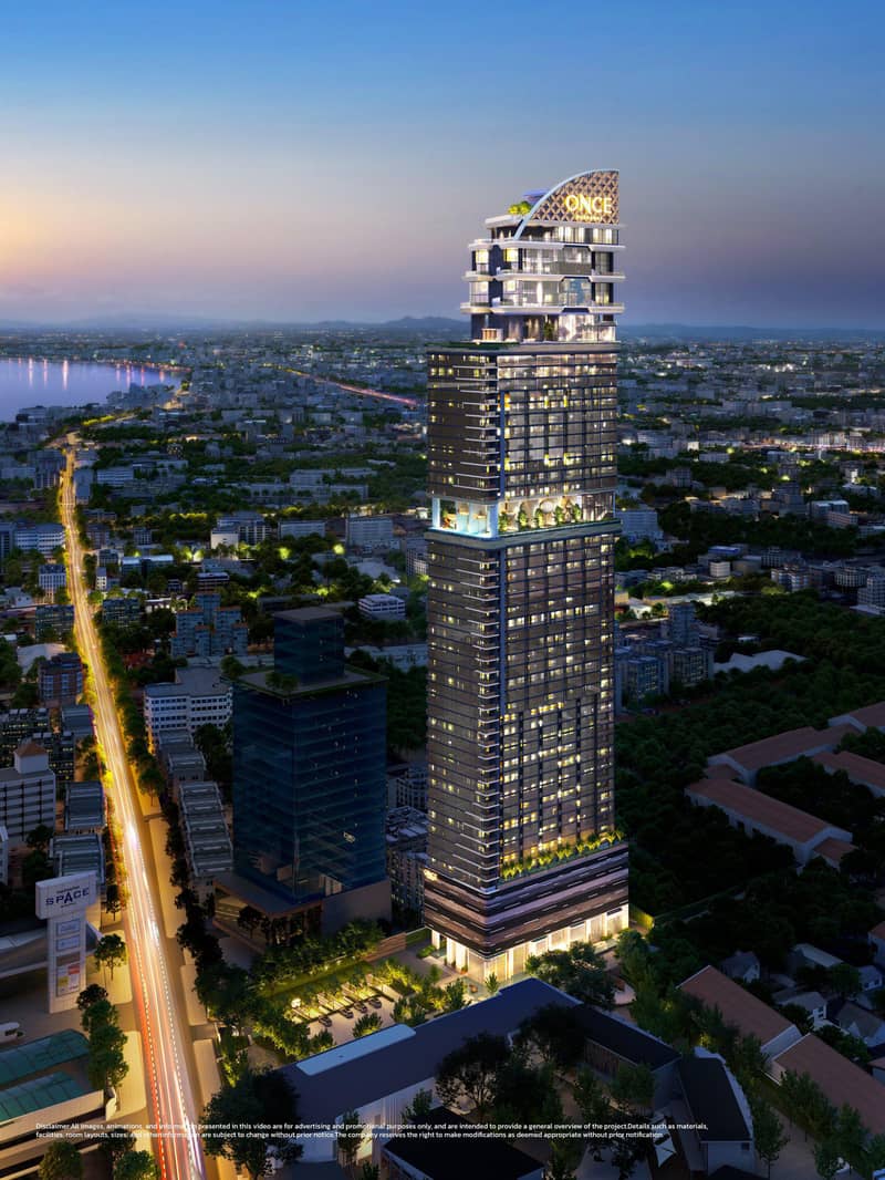 New high-rise residence with swimming pools, co-working areas and gardens, Pattaya, Thailand — photo 4