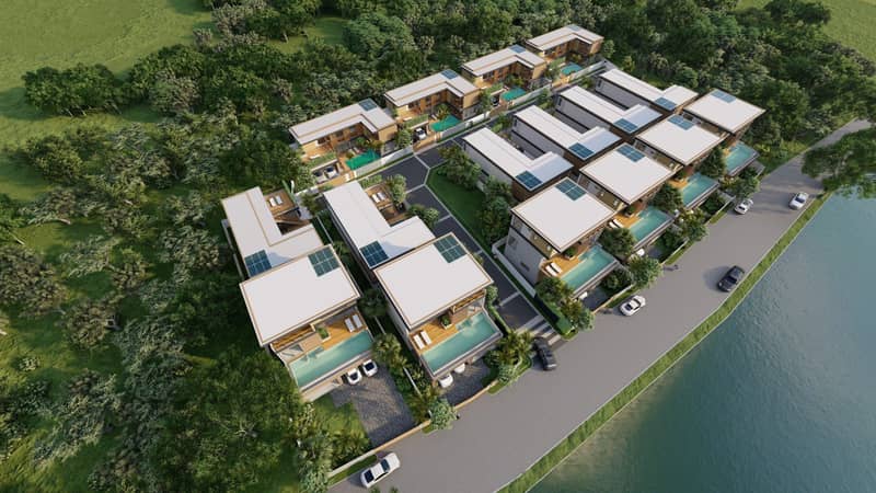 New complex of villas with private swimming pools and a co-working area, Layan, Phuket, Thailand — photo 22