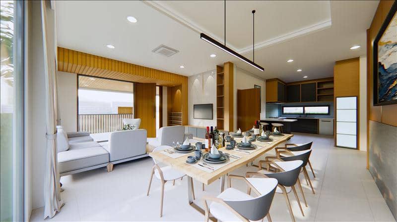 New complex of villas with private swimming pools and a co-working area, Layan, Phuket, Thailand — photo 6