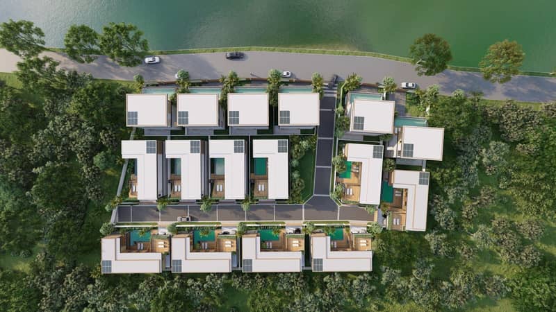 New complex of villas with private swimming pools and a co-working area, Layan, Phuket, Thailand — photo 23