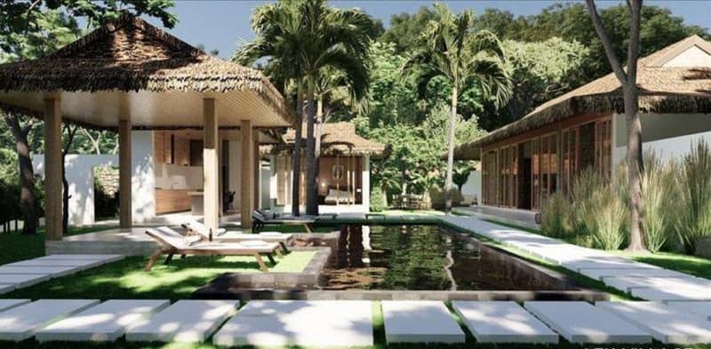 Complex of villas with a restaurant and a spa in the quiet area of Lipa Noi, Samui, Thailand — photo 2