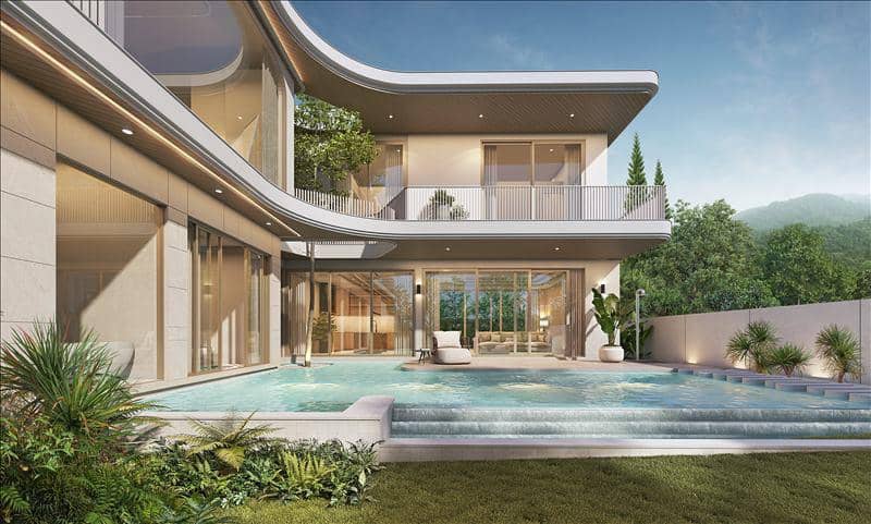New complex of villas with a wellness center and a meeting room close to Nai Harn Beach, Phuket, Thailand — photo 6