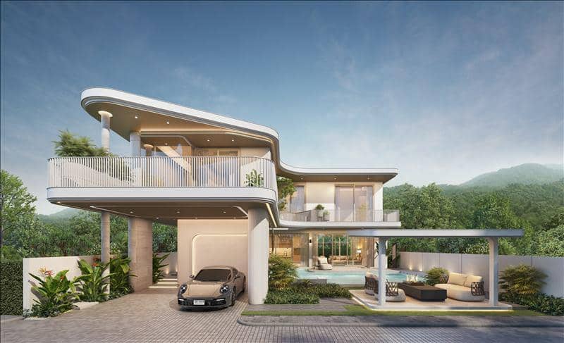 New complex of villas with a wellness center and a meeting room close to Nai Harn Beach, Phuket, Thailand — photo 7