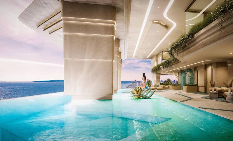 High-class residential complex on the first line from the sea in Jomtien, Pattaya, Thailand — photo 3