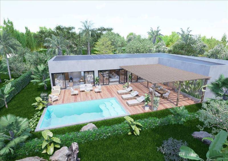 New complex of villas with swimming pools and terraces in one of the most popular areas of Samui, Thailand — photo 2