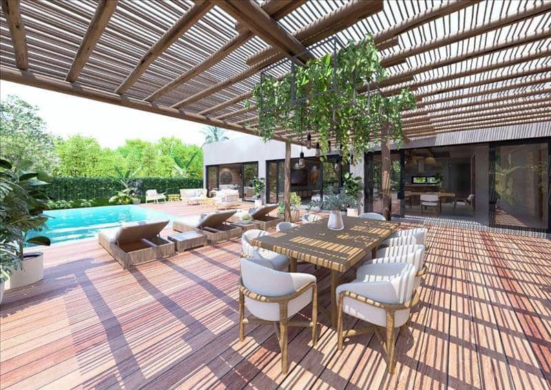New complex of villas with swimming pools and terraces in one of the most popular areas of Samui, Thailand — photo 5