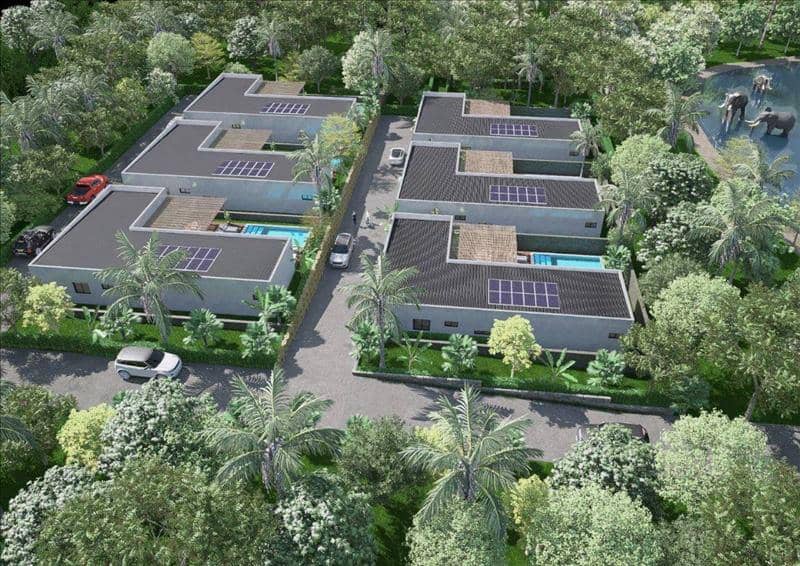 New complex of villas with swimming pools and terraces in one of the most popular areas of Samui, Thailand — photo 6
