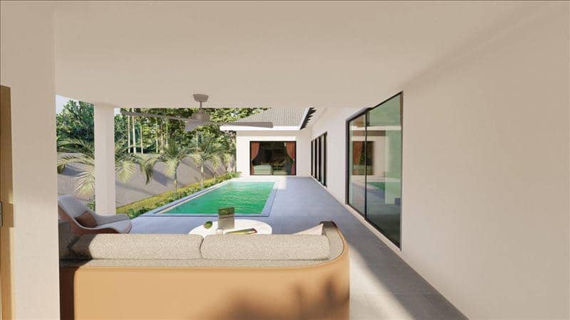 New complex of villas with swimming pools close to Lamai Beach, Samui, Thailand — photo 4