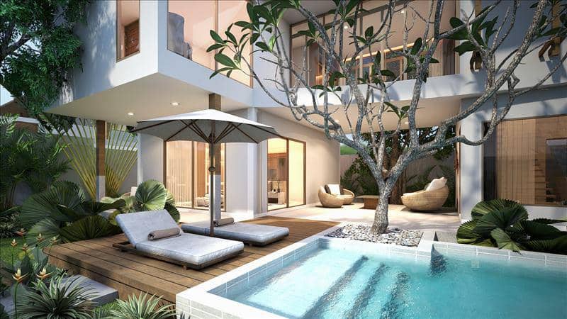 New complex of villas with swimming pools close to prestigious international schools, Phuket, Thailand — photo 20