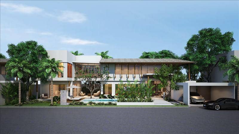 New complex of villas with swimming pools close to prestigious international schools, Phuket, Thailand — photo 24