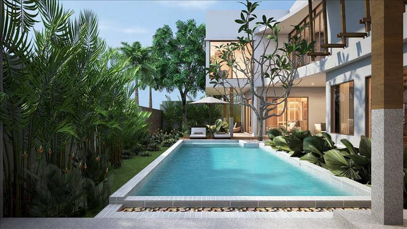 New complex of villas with swimming pools close to prestigious international schools, Phuket, Thailand — photo 22