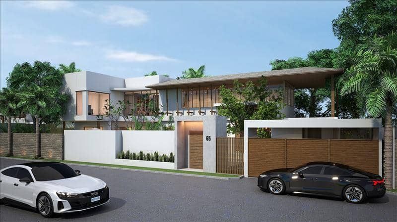 New complex of villas with swimming pools close to prestigious international schools, Phuket, Thailand — photo 25