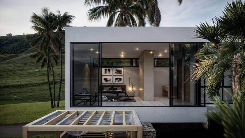 Modern residential complex of villas with swimming pools, Bo Phut, Samui, Thailand — photo 26