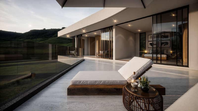Modern residential complex of villas with swimming pools, Bo Phut, Samui, Thailand — photo 18