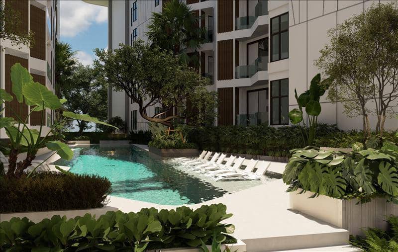 New residence with swimming pools and restaurants close to beaches, Kamala, Phuket, Thailand — photo 12